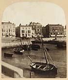 White Hart Hotel and The Parade [Stereoview 1860s]